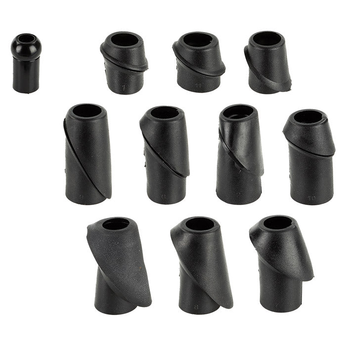 Monteringsbeslag til teleskopantenne M12 kuglehoved Ø18 mm 12 stk - acv