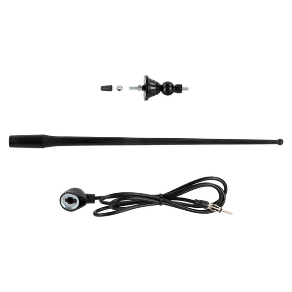 Passiv fleksibel AM/FM DAB+ tagantenne 33 cm - universel montage, Ø13 mm borehul - ACV