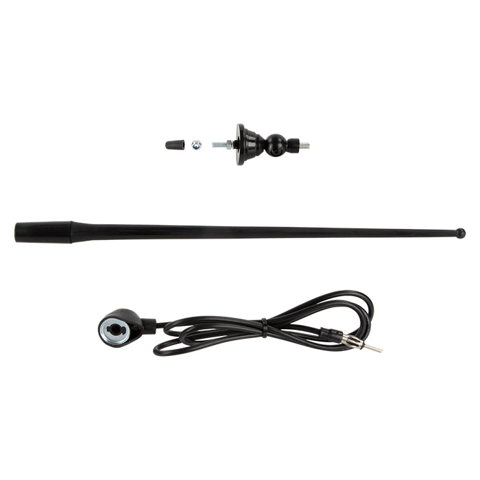 Passiv fleksibel AM/FM DAB+ tagantenne 33 cm - universel montage, Ø13 mm borehul - ACV