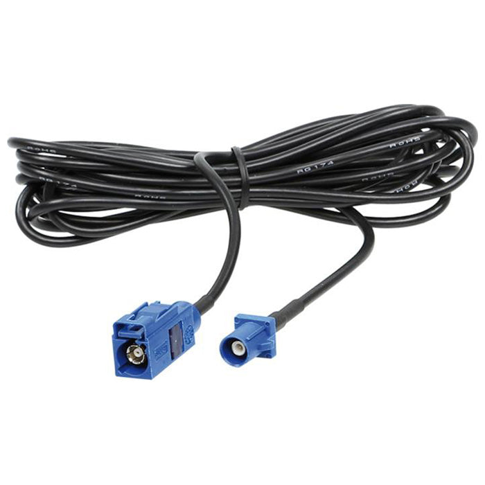 Fakra-forlænger 2 m coax forlængerkabel til bilantenne og GPS - ACV