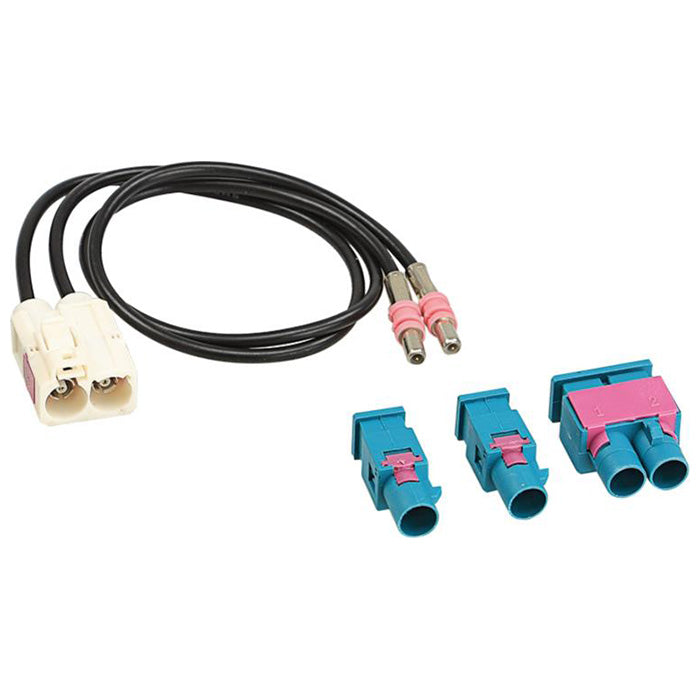 Antenneadapter dobbelt FAKRA til 2x enkelt FAKRA - ACV