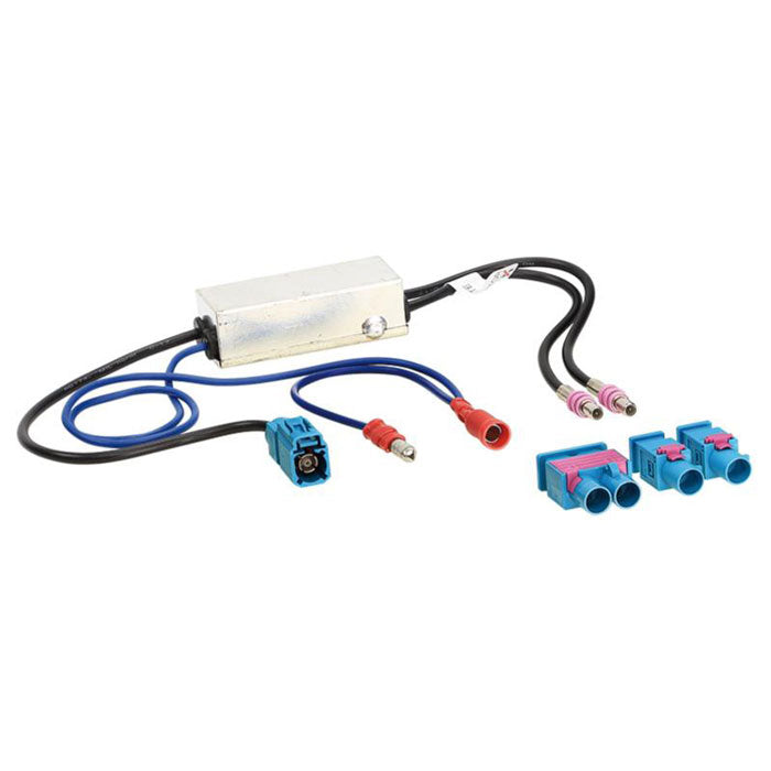 Antenneadapter med forstærker FAKRA (Single til Double/2x Single) - acv