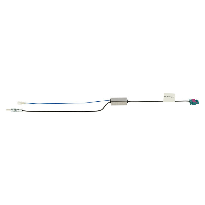Fakra(m) til DIN(m) antenneadapter 8,5V phantom 20 cm - ACV