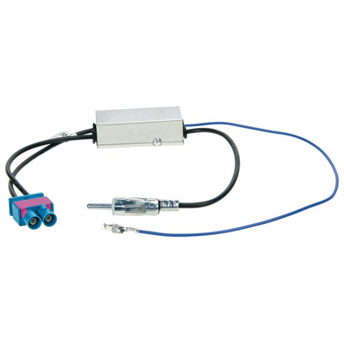 Antenneadapter med forstærker FAKRA (phantom) til Audi/Seat/Skoda/VW 2008+ - acv