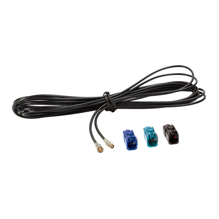 Antennekabelforlænger Fakra A(f) til SMB(f) 5 m - RG178, 5m forlængerkabel, acv