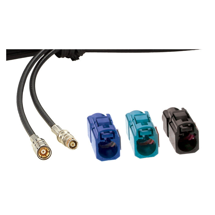 Antennekabelforlænger Fakra A(f) til SMB(f) 5 m - RG178, 5m forlængerkabel, acv