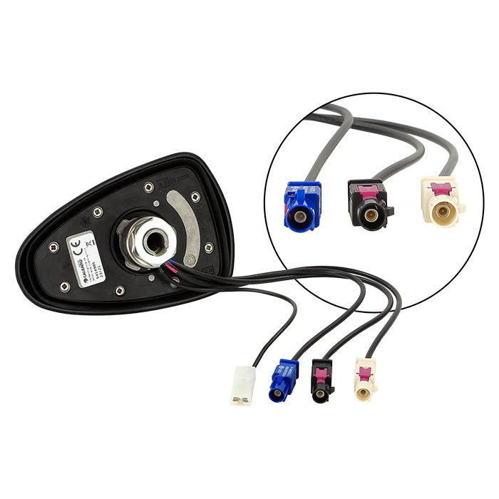 Tagantenne til AM/FM, DAB/DAB+ og GNSS - Shark II, acv