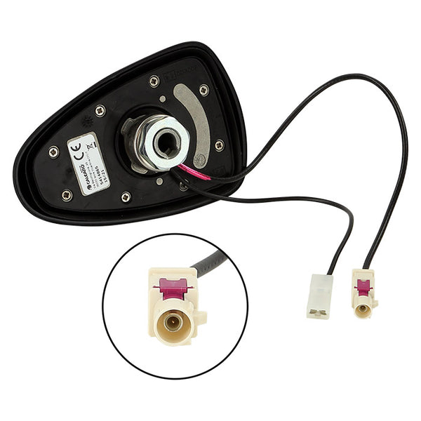 Tagantenne hajfinne 12V AM/FM kompakt til bil - Shark II, acv