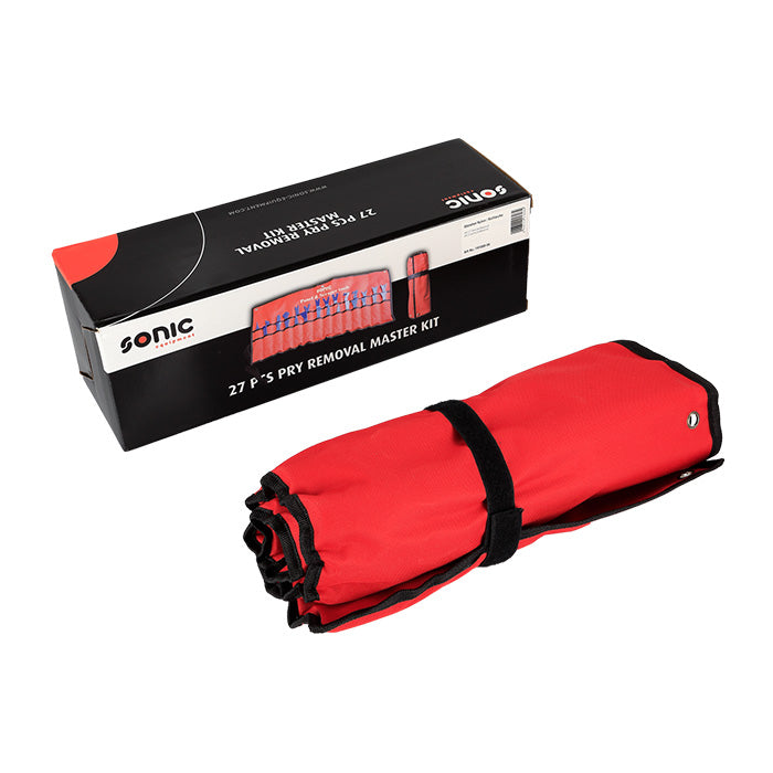 Afmonteringsværktøj sæt 27 dele til bilinteriør, clips og nitter - ACV