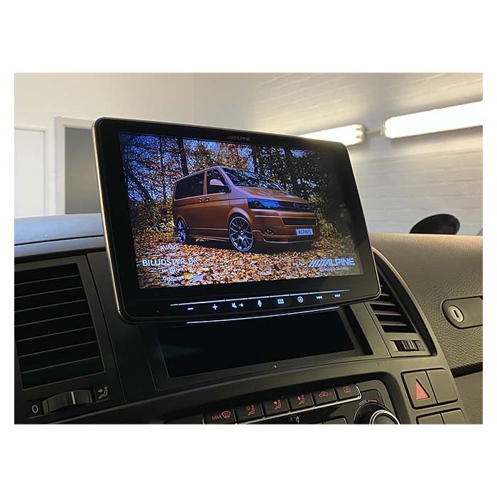 Trådløs Qi-lader til 2-DIN facias 103 mm høj - INBAY (acv)