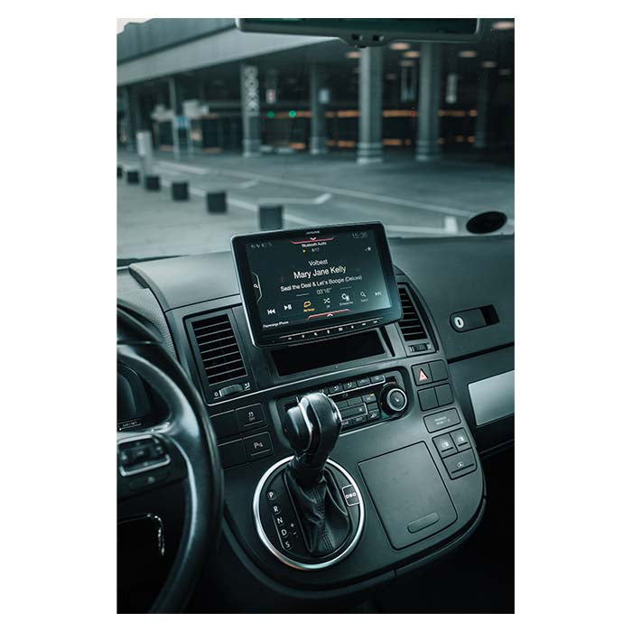 Trådløs Qi-lader til 2-DIN facias 103 mm høj - INBAY (acv)