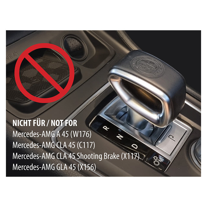 Qi trådløs 15W inbay ladehylde til Mercedes A‑Class/CLA/GLA (W176/C117/X156) - acv