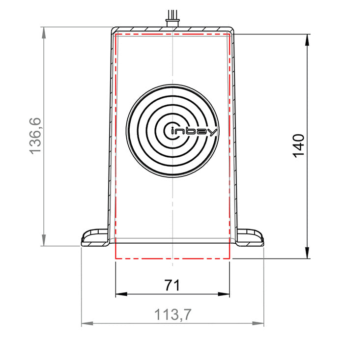 Trådløs Qi 10W lader til Mercedes Vito/Viano (W639) 2003-2014 - acv