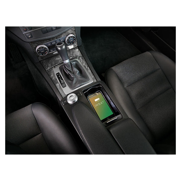 Trådløs Qi biloplader 10W til Mercedes C‑Class & E‑Class (W204/S204/C204/W212/S212/C207) - acv