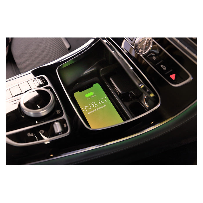 Trådløs Qi 10W INBAY oplader til Mercedes C/CLS/E/EQV/GLC/V Class - acv