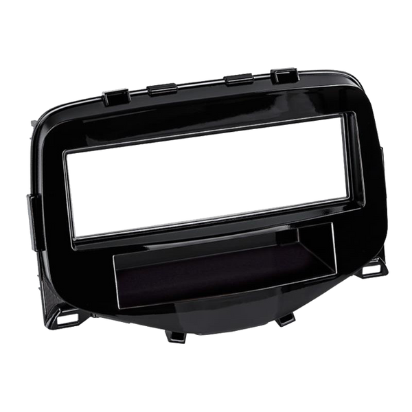 Radioramme 1-DIN til Citroën C1 / Peugeot 108 / Toyota Aygo 07/2014-> sort - ACV
