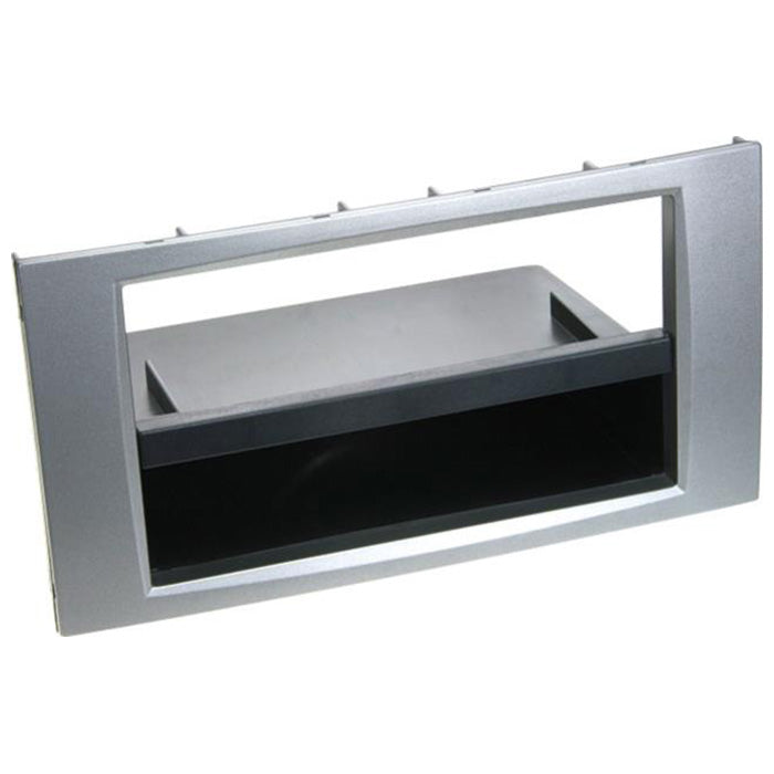 2-DIN radioramme sølv til Ford Fiesta/Focus/C-Max/Fusion/Kuga/S-Max/Transit - acv