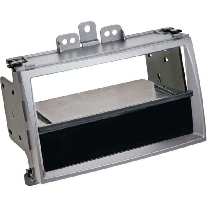 Radioramme 2-DIN med opbevaringsrum til Hyundai i20 (03-12) sølv - ACV