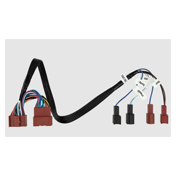 2-DIN radioramme + ledningssæt til Seat Ibiza 6J Facelift 03/2012-06/2015, grå - acv