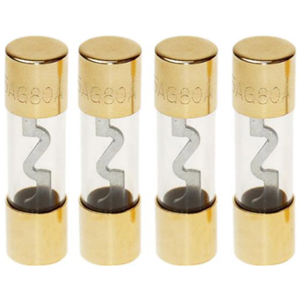 40A AGU sikring 4 stk (guld) - ACV