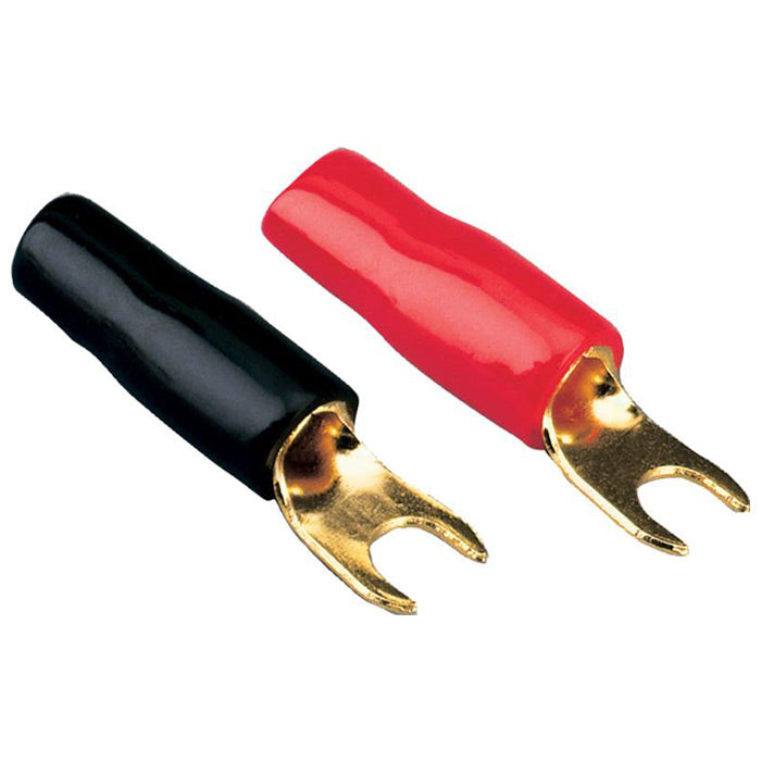 Spadeterminal 20 mm² rød/sort 4 stk - ACV