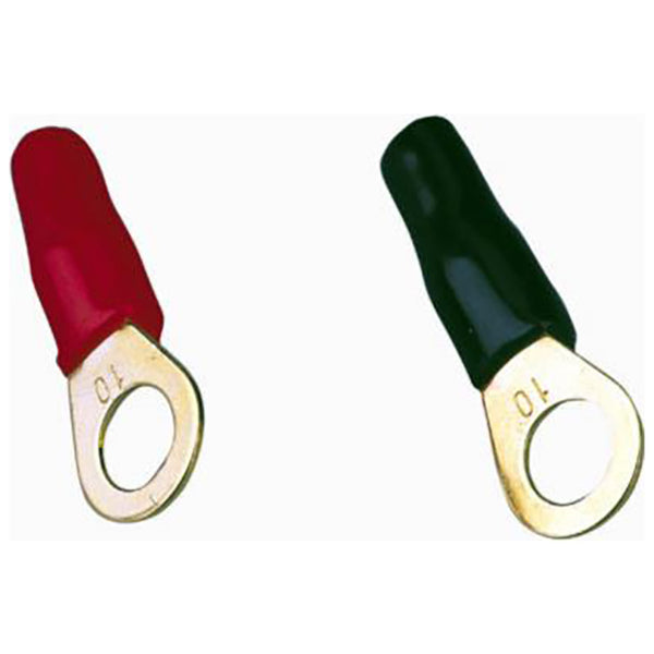 Ringterminal 4,2 mm 20 mm² 2 stk rød/sort - ACV