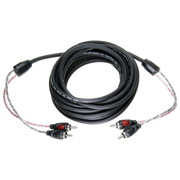 Phonokabel 5 m OFC til pladespiller, dobbelt snoet støjdæmpning - acv