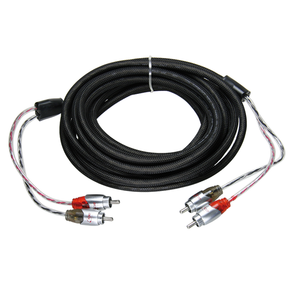 Phonokabel 5 m - high-end OFC iltfri kobber, massivt messing stik - acv