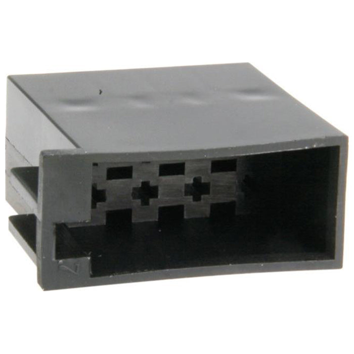 Løst ISO-hus 8-pin til 2,8 mm blade terminaler, sort - acv