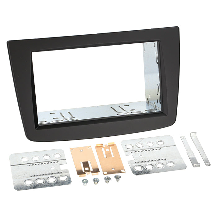 2-DIN radioramme til Alfa MiTo (2013-) sort - passer 955 Facelift, 103x98 mm - ACV