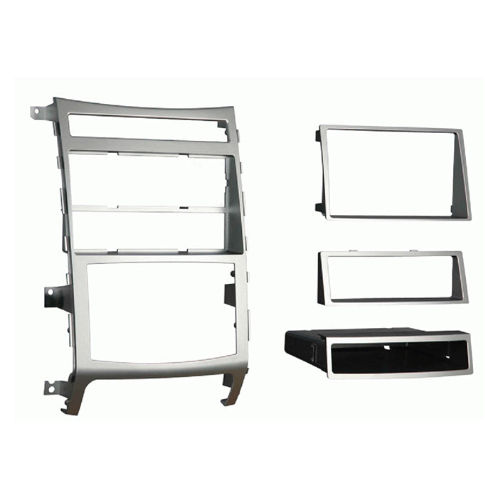 2-DIN radioramme m/lomme Hyundai Veracruz/ix55 sølv