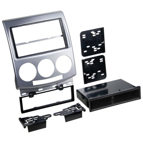 2-DIN kit Mazda 5 6/05->3/08 sølv