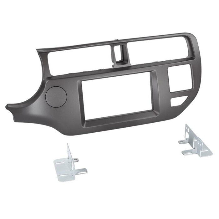 2-DIN kit Kia Rio 5/2011-> anthracite