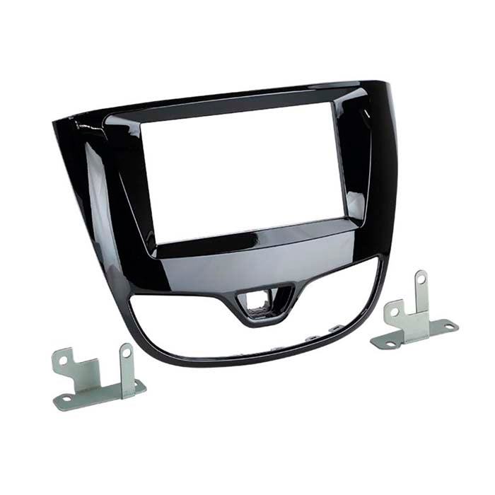 2-DIN ramme til Opel Karl 2017->, piano sort - acv