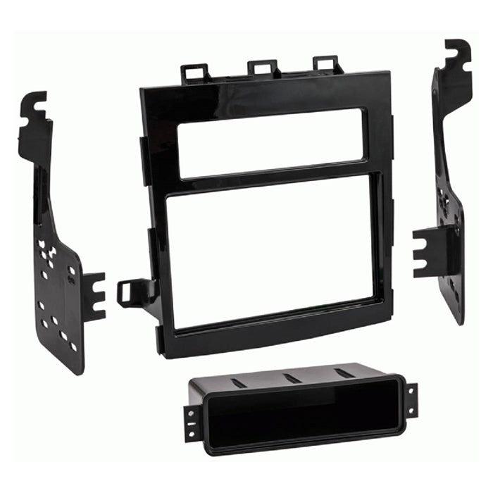 2-DIN facia til Subaru Impreza G5/Forester/WRX/XV - piano sort, 173x99 mm, til eftermarkedsradioer, ACV