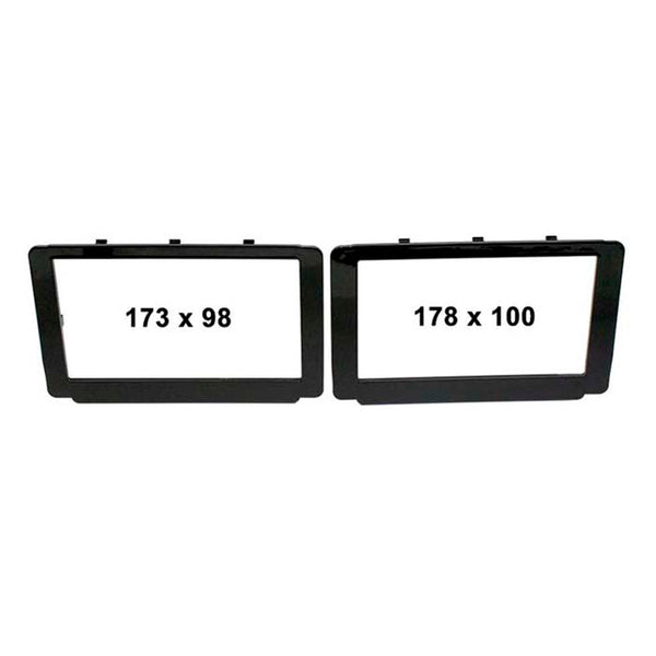 2-DIN radioramme til Toyota Hilux 2015-2019, sort - ACV