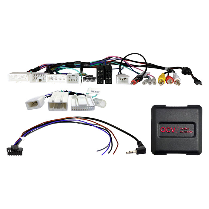 Ratinterface Toyota 28-pin med multilead, USB, antenne og kamera support - bevare ratknapperne ved radioudskiftning. Toyota