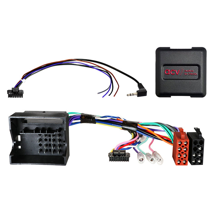 Ratinterface 40Pin Quadlock til Seat Skoda VW - bevare ratknapperne, 40-pin Quadlock, Multilead.