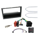 Komplet 1-DIN Kit m. rum Opel sort analog