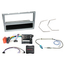 Komplet 1-DIN Kit m. rum Opel matt-chrome CAN Bus