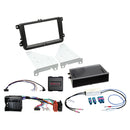 2-DIN kit m/lomme Seat/Skoda/VW ratbetj./antenne