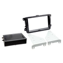 Komplet 2-DIN Kit m. rum Skoda/VW piano 40Pin/52Pin