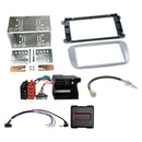 Komplet 2-DIN Kit Ford forsk. sølv /analogue