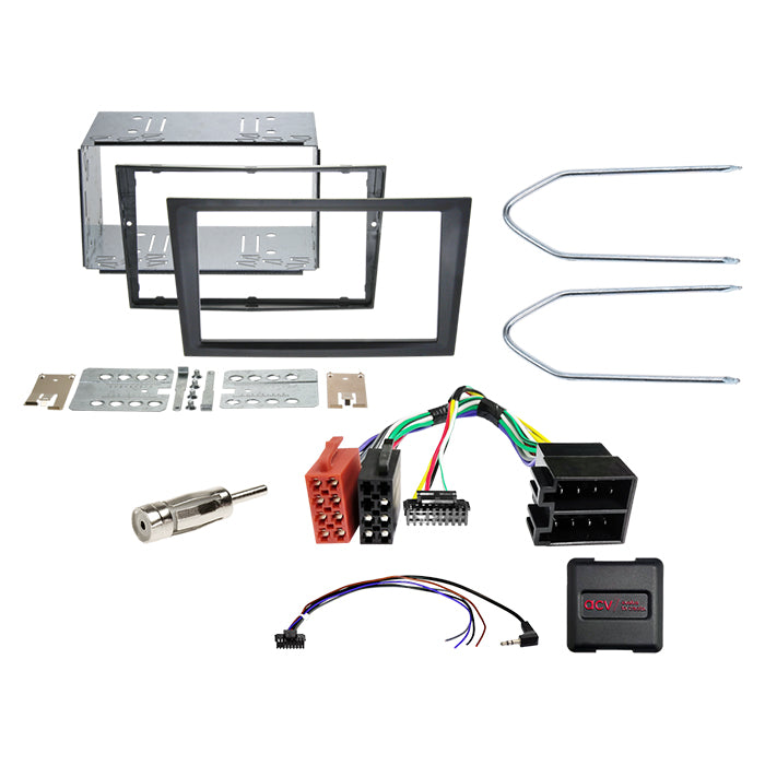 Komplet 2-DIN Kit Opel sort analogue