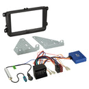 2-DIN kit Seat/Skoda/VW CAN Bus/antenne sort