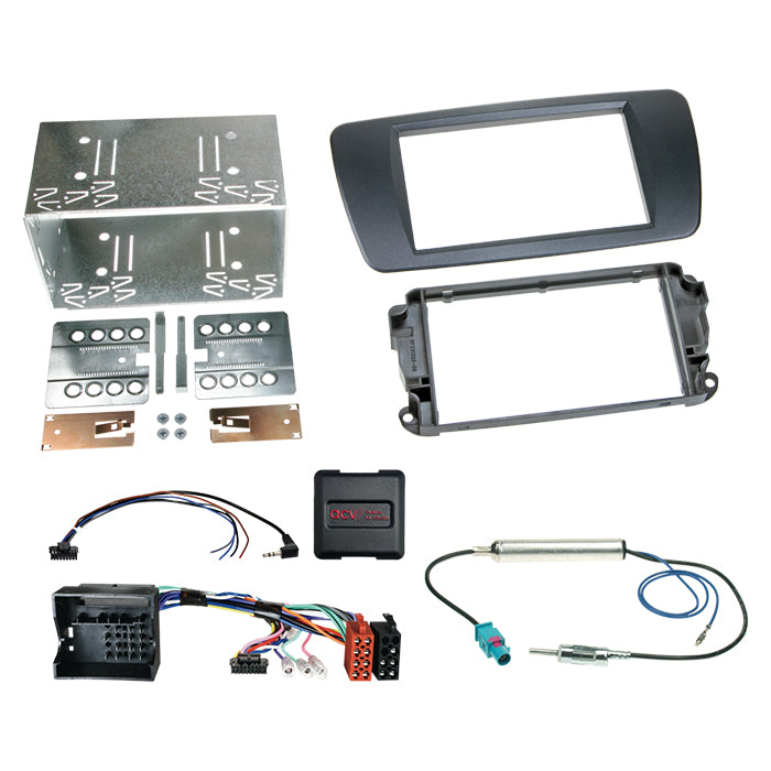 Komplet 2-DIN Kit Seat Ibiza 2008-2015 sort
