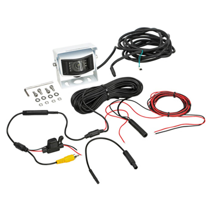 Bakkamera universal 170° vidvinkel hvid 12V nattesyn IP68 - ACV