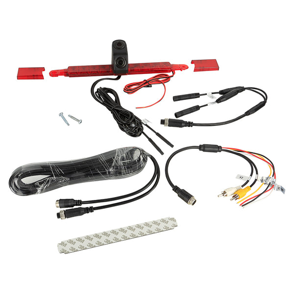 Bakkamera til Hella 2DA bremselys - dobbelt linse, IP68, 12V, inkl. kabler - acv