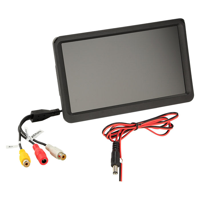 7 16:9 universel monitor med 2 videoindgange, 1024x600, PAL/NTSC - acv