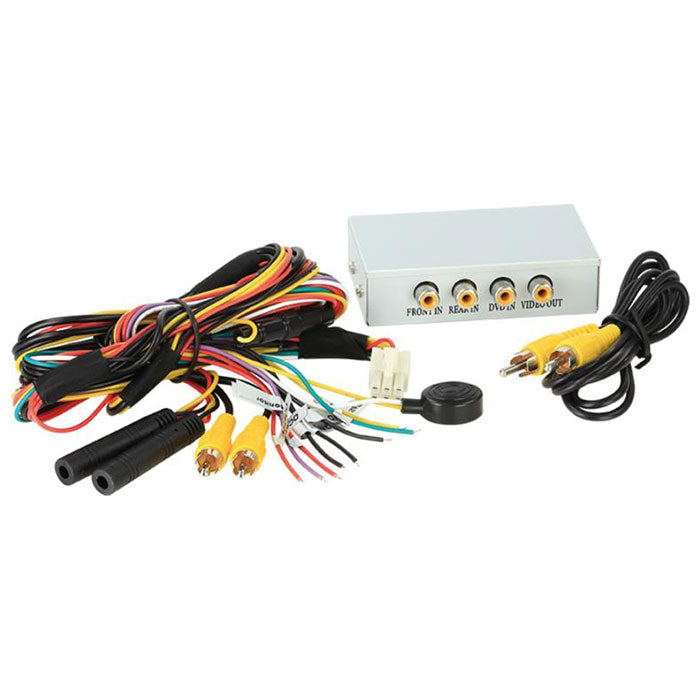 Interface til front- og bakkamera med omskifterkontakt, Plug & Play, metal - ACV